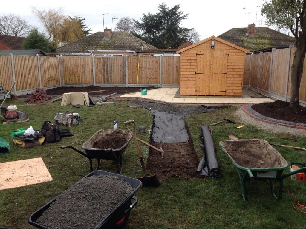 Start of full garden makeover