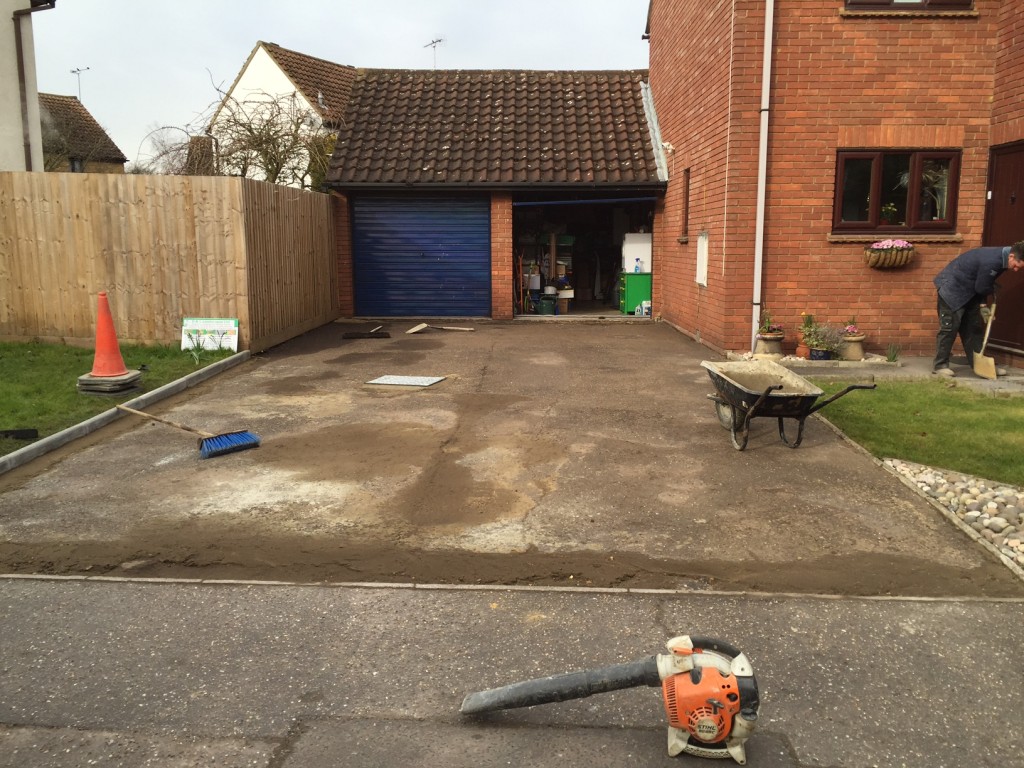 Start of job - Making good sub base